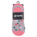 Meatfly ponožky Low Socks Triple Pack Grey / Pink | Růžová