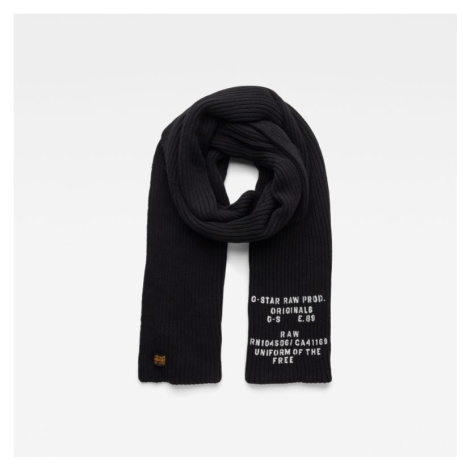 G-STAR Scarf - Effo Scarf Text black