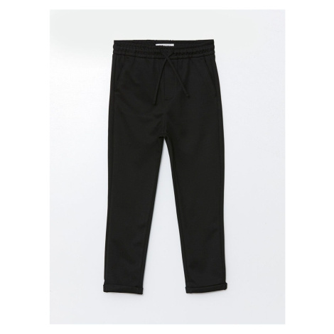 LC Waikiki LCW Vision New Black Elastic Waist Basic Boy Trousers