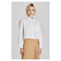 KOŠILE GANT REL CROPPED SHIRT bílá