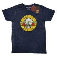 Guns N' Roses Tričko Classic Logo Unisex Navy Blue