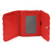 Červenobílá kostkovaná dětská peněženka Diondre HG Style