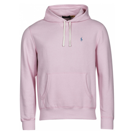 Polo Ralph Lauren SWEAT A CAPUCHE MOLTONE EN COTON LOGO PONY PLAYER Růžová