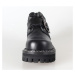 boty kožené unisex - Big Skulls Black Full - KMM - Black-032