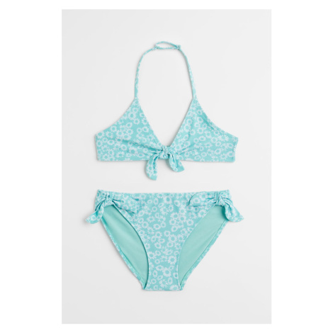 H & M - Bikiny halterneck - tyrkysová H&M