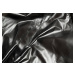 Transparentní dámský černý proti dešťový kabát (pláštěnka) (G78/19)
