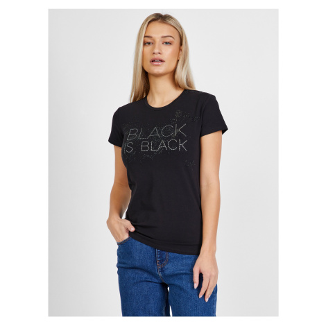 Černé dámské vzorované tričko Liu Jo - Dámské
