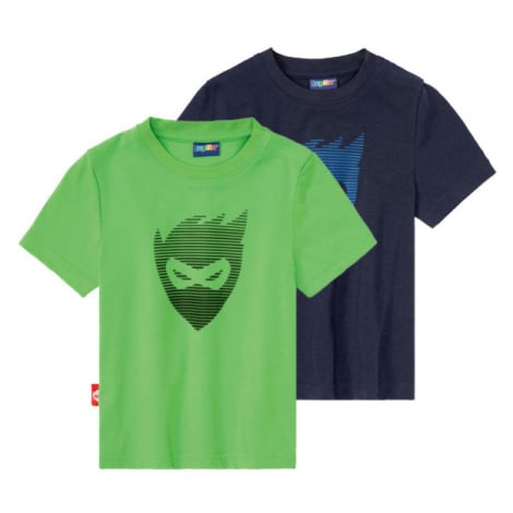 lupilu® Chlapecké funkční triko, 2 kusy (námořnická modrá / zelená)