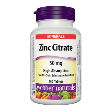 Webber Naturals Zinc Citrate 180 tablet