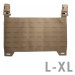 Přední panel pro vesty Plate Carrier Tasmanian Tiger® L/XL – Coyote Brown