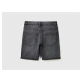 Benetton, Slim Fit Bermudas In "eco-recycle" Denim