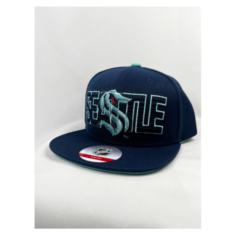 Seattle Kraken dětská čepice flat kšiltovka Life Style Graphic Snapback