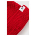 Čepice Vertere Berlin červená barva, z husté pleteniny