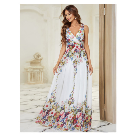 Elegantní šaty ve stylu vintage s květinami Ever-Pretty