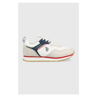Dětské sneakers boty U.S. Polo Assn. bílá barva