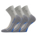 3PACK ponožky VoXX šedé (Barefootan-grey) M