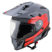 Moto přilba W-TEC V331 PR Graphic Red-Grey