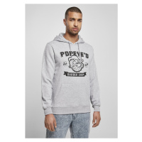 Pánská mikina // Merchcode Popeye Barber Shop Hoody grey