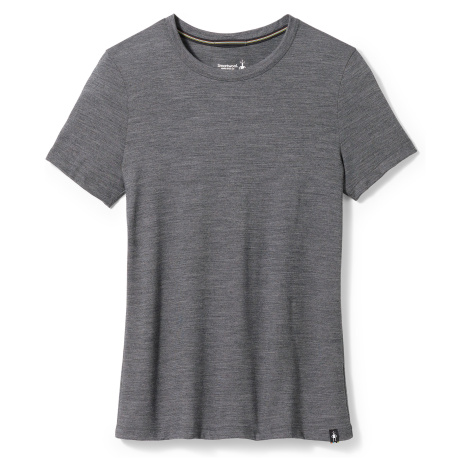 Smartwool W SHORT SLEEVE TEE SLIM FIT charcoal heather