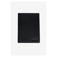 AC&Co / Altınyıldız Classics Men's Black Special Gift Boxed Faux Leather Handmade Passport Holde