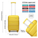 Cestovní kufr na kolečkách Classic Collection - tyrkysový - 56 x 39 x 23 / 50L