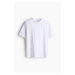 H & M - Tričko z materiálu COOLMAX® Loose Fit - bílá