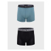 Pánské boxerky 2PACK 111769 3F720 29921 zeleno-černé - Emporio Armani