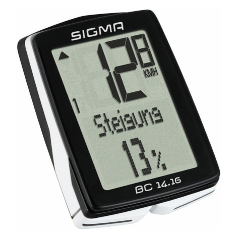 Cyklocomputer Sigma BC 14.16 drátový Barva: černá