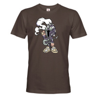 Pánské tričko Mandalorian smoker  - tričko pro milovníky humoru a filmů
