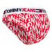 Tommy Hilfiger Jeans Tanga UW0UW0355609U Červená/bílá