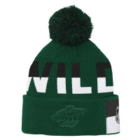 Minnesota Wild dětská zimní čepice Faceoff Jacquard Knit