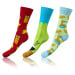 Dámské ponožky Bellinda Crazy Socks BE491004-305 3-pack Barva: Zelená