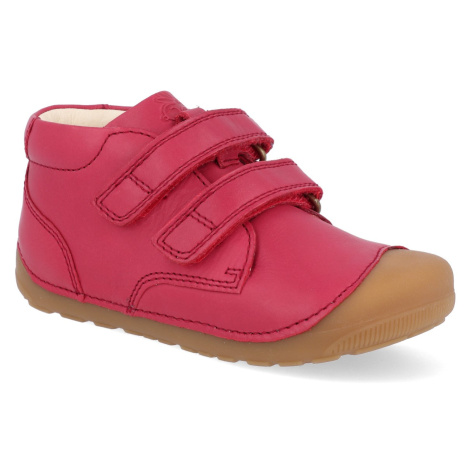Barefoot dětské kotníkové boty Bundgaard - Petit červené