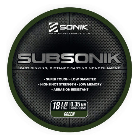 Sonik Vlasec Subsonik Green 3000m - 0,35mm