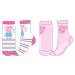 Prasátko Pepa - licence Dívčí ponožky - Prasátko Peppa 5234897, bílá / růžová Barva: Mix barev