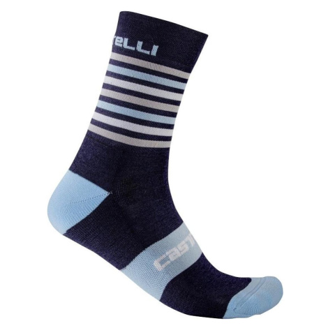CASTELLI Cyklistické ponožky klasické - GREGGE 15 - modrá