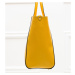 Kožená kabelka ze safiánové kůže jednoduchá - žlutá
