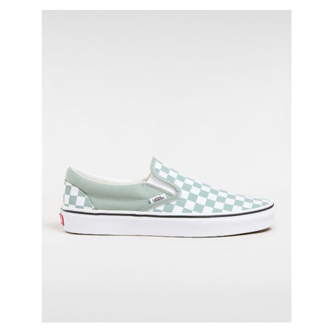 VANS Classic Slip-on Checkerboard Shoes Unisex White, Size