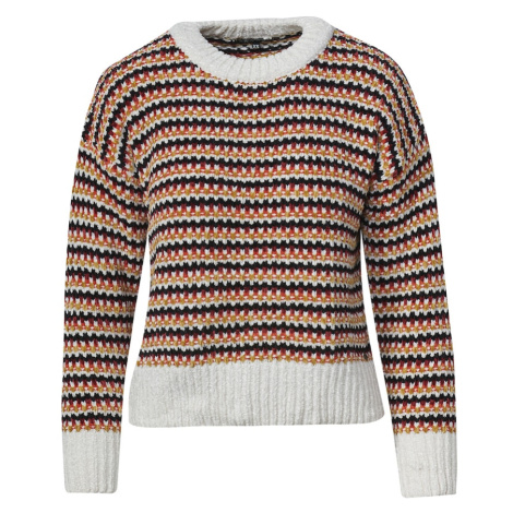 KOROSHI Svetr hnědá / bílá