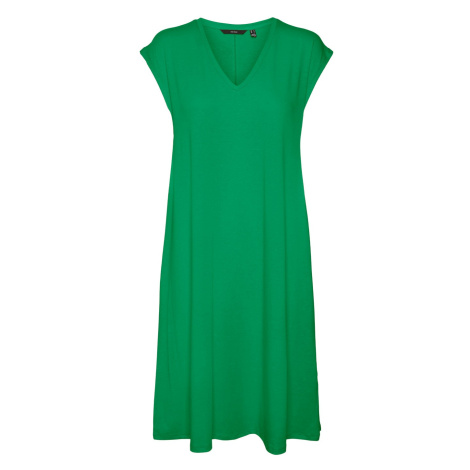 Vero Moda Dámské šaty VMMARIJUNE Relaxed Fit 10281918 Bright Green