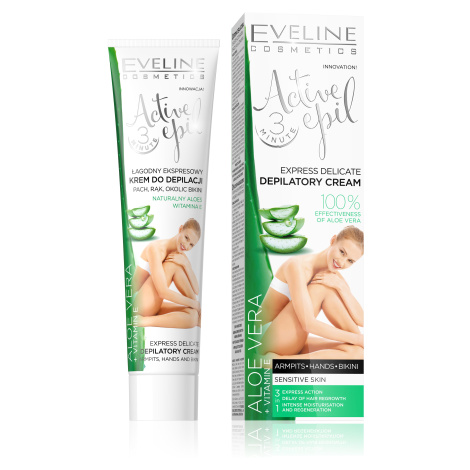 Eveline Active Epil Aloe Vera depilační krém 125 ml EVELINE Cosmetics
