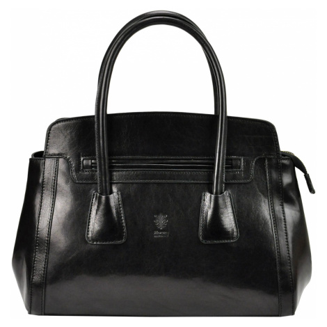 Dámská kožená kufříková kabelka Florence 11 černá