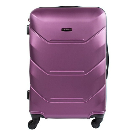 Rogal Fialový luxusní lehký plastový kufr "Luxury" - M (35l), L (65l), XL (100l)