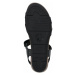 COSMOS COMFORT Páskové sandály černá