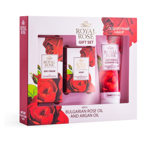Dárkový set pro ženy - denní krém, mýdlo a sprchový gel Royal Rose