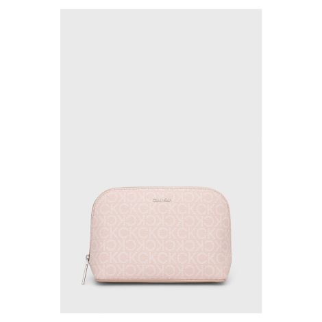 Kosmetická taška Calvin Klein růžová barva | Modio.cz