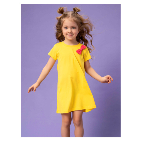 Dívčí šaty - WINKIKI WKG 01808, žlutá Barva: Žlutá