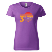 DOBRÝ TRIKO Dámské tričko s potiskem k narozeninám 30 let myslivost Barva: Fialová