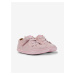 Světle růžové holčičí vzorované kožené boty Camper