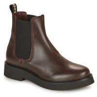 Tommy Jeans TJW CHELSEA FLAT BOOT Hnědá